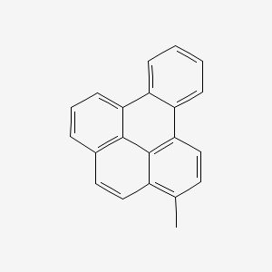 molecular formula C21H14 B12653105 Benzo(e)pyrene, methyl- CAS No. 41699-04-1
