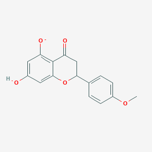 molecular formula C16H13O5- B1265316 Ponciretin 