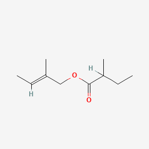 molecular formula C10H18O2 B12653161 2-Methylbut-2-enyl 2-methylbutyrate CAS No. 84696-85-5