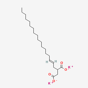 molecular formula C22H38K2O4 B12653193 Dipotassium octadec-2-enylsuccinate CAS No. 57170-05-5