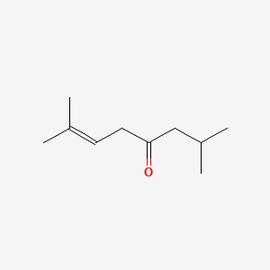 molecular formula C10H18O B12653239 2,7-Dimethyloct-6-en-4-one CAS No. 66471-49-6