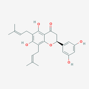 molecular formula C25H28O6 B1265326 Monotesone B 