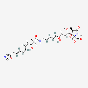 molecular formula C35H49N3O9 B12653295 Resistaphyllin CAS No. 12708-08-6
