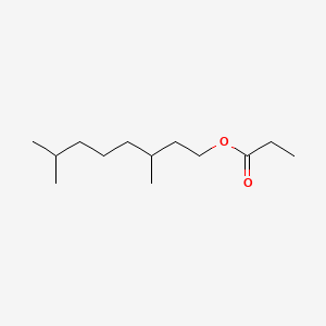 molecular formula C13H26O2 B12653299 3,7-Dimethyl-1-octyl propionate CAS No. 93804-81-0