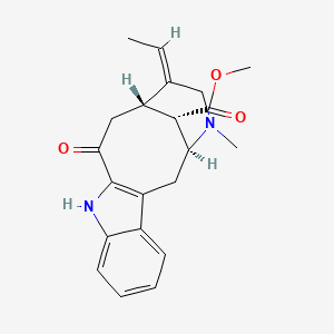 methyl (1S,14S,15E,18S)-15-ethylidene-17-methyl-12-oxo-10,17-diazatetracyclo[12.3.1.03,11.04,9]octadeca-3(11),4,6,8-tetraene-18-carboxylate