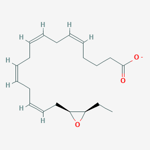 molecular formula C20H29O3- B1265332 17(S),18(R)-EETeTr(1-) 
