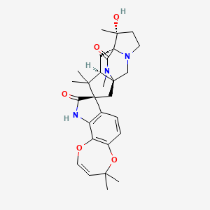 molecular formula C28H35N3O5 B1265337 Paraherquamide A 