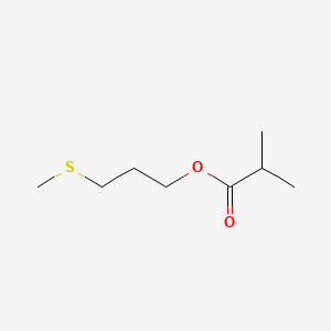 molecular formula C8H16O2S B12653456 3-(Methylthio)propyl isobutyrate CAS No. 84559-97-7