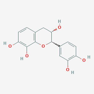 molecular formula C15H14O6 B1265355 (2s,3s)-3,7,8,3',4'-Pentahydroxyflavane 