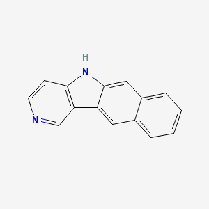 molecular formula C15H10N2 B12653608 5H-Benzo[f]pyrido[4,3-b]indole CAS No. 149429-23-2
