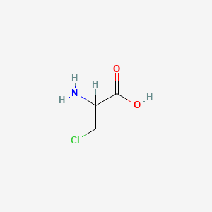 molecular formula C3H6ClNO2 B1265362 3-氯丙氨酸 CAS No. 3981-36-0
