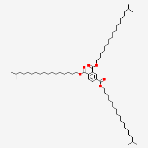 molecular formula C63H114O6 B12653638 Triisooctadecyl benzene-1,2,4-tricarboxylate CAS No. 93858-71-0