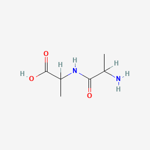 molecular formula C6H12N2O3 B1265364 H-Ala-Ala-OH CAS No. 2867-20-1