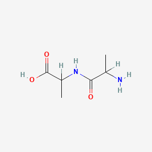 molecular formula C6H12N2O3 B1265364 DL-Alanyl-DL-alanine CAS No. 2867-20-1