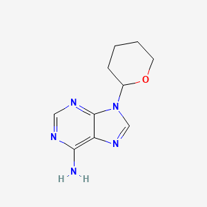molecular formula C10H13N5O B1265368 9-(Tetrahydro-2h-pyran-2-yl)-9h-purin-6-amine CAS No. 7306-67-4