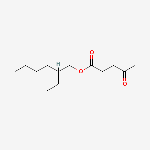 molecular formula C13H24O3 B12653685 2-Ethylhexyl 4-oxovalerate CAS No. 70158-20-2