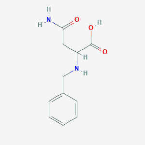 molecular formula C11H14N2O3 B12653702 N2-Benzyl-DL-asparagine CAS No. 5330-39-2