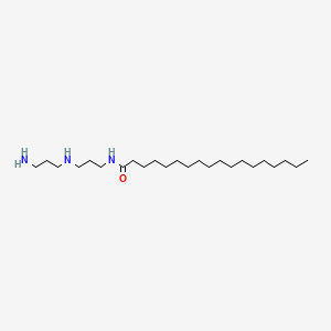 molecular formula C24H51N3O B12653733 N-(3-((3-Aminopropyl)amino)propyl)stearamide CAS No. 42195-41-5