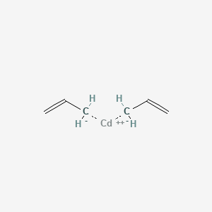 molecular formula C6H10Cd B12653752 Di-2-propenylcadmium CAS No. 14076-24-5