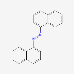 molecular formula C20H14N2 B1265378 1,1'-Azonaphthalene CAS No. 487-10-5