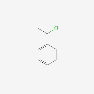molecular formula C8H9Cl B1265384 (1-Chloroethyl)benzene CAS No. 672-65-1