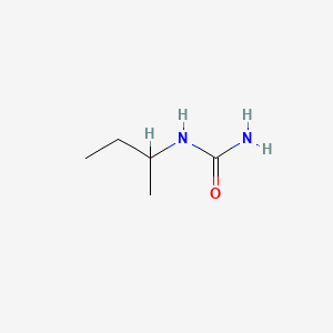 molecular formula C5H12N2O B1265385 Sec-butylurea CAS No. 689-11-2