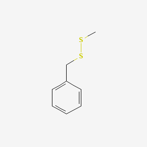 molecular formula C8H10S2 B1265386 Benzyl methyl disulfide CAS No. 699-10-5