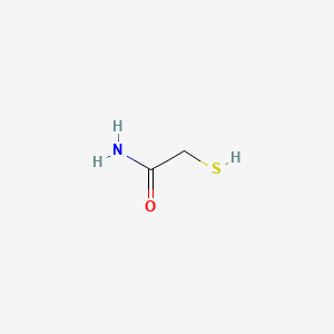 molecular formula C2H5NOS B1265388 2-巯基乙酰胺 CAS No. 758-08-7