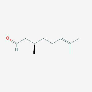 molecular formula C10H18O B126539 (R)-(+)-Citronellal CAS No. 2385-77-5