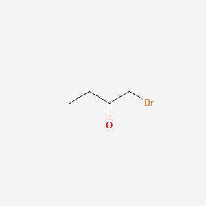 molecular formula C4H7BrO B1265390 1-溴-2-丁酮 CAS No. 816-40-0