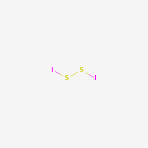 molecular formula I2S2 B12653909 Disulphur diiodide CAS No. 53280-15-2
