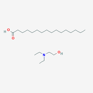 molecular formula C22H47NO3 B12653935 Diethyl(2-hydroxyethyl)ammonium palmitate CAS No. 93776-82-0