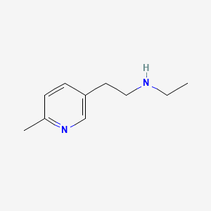 molecular formula C10H16N2 B12653969 N-Ethyl-6-methylpyridine-3-ethylamine CAS No. 84145-40-4