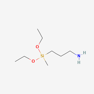 molecular formula C8H21NO2Si B1265398 3-(Diethoxymethylsilyl)propylamine CAS No. 3179-76-8