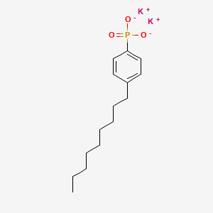 molecular formula C15H23K2O3P B12654002 Potassium (4-nonylphenyl) phosphonate CAS No. 83929-24-2