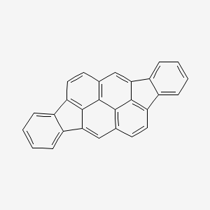 molecular formula C28H14 B12654020 octacyclo[14.10.1.14,26.02,14.03,11.05,10.017,22.023,27]octacosa-1(26),2(14),3(11),4(28),5,7,9,12,15,17,19,21,23(27),24-tetradecaene CAS No. 191-23-1