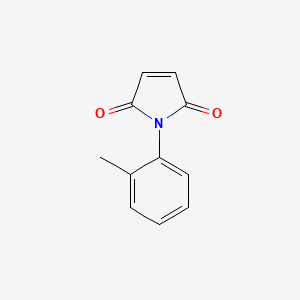 molecular formula C11H9NO2 B1265404 MALEIMIDE, N-o-TOLYL- CAS No. 4067-01-0