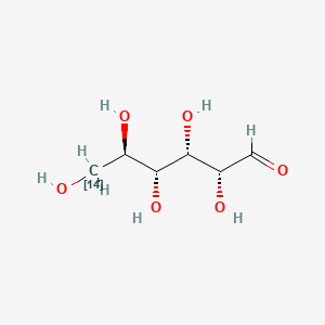 molecular formula C6H12O6 B12654045 D-Glucose-6-14C CAS No. 3573-62-4