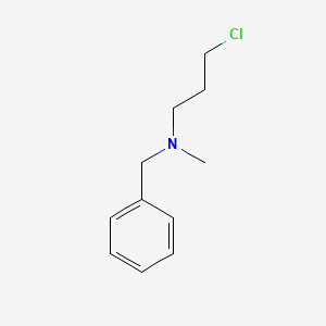 molecular formula C11H16ClN B1265408 N-benzyl-3-chloro-N-methylpropan-1-amine CAS No. 3161-52-2