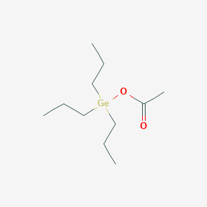 molecular formula C11H24GeO2 B12654087 (Acetyloxy)(tripropyl)germane CAS No. 1112-64-7