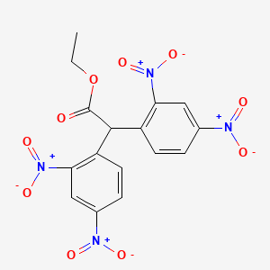 molecular formula C16H12N4O10 B1265409 Ethyl bis(2,4-dinitrophenyl)acetate CAS No. 5833-18-1