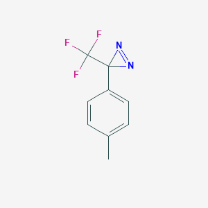 molecular formula C9H7F3N2 B126541 3-(p-Tolyl)-3-(trifluoromethyl)-3H-diazirine CAS No. 87736-85-4