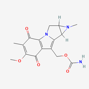 molecular formula C16H17N3O5 B1265418 Dedihydromitomycin B CAS No. 15973-07-6
