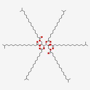 molecular formula C114H218O12 B12654188 D-Glucitol hexaisostearate CAS No. 93843-30-2