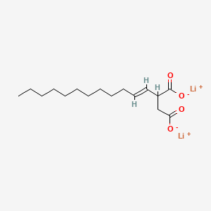 molecular formula C16H26Li2O4 B12654222 Dilithium dodecenylsuccinate CAS No. 57195-23-0