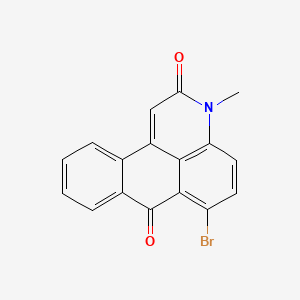 molecular formula C17H10BrNO2 B1265425 6-Bromo-3-methyl-3H-dibenz[f,ij]isoquinoline-2,7-dione CAS No. 81-85-6