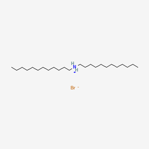 molecular formula C24H52BrN B12654279 Didodecylammonium bromide CAS No. 24447-63-0