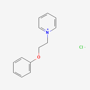 molecular formula C13H14ClNO B12654372 1-(2-Phenoxyethyl)pyridinium chloride CAS No. 49659-06-5