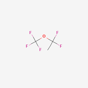 molecular formula C3H3F5O B12654377 1,1-Difluoro-1-(trifluoromethoxy)ethane CAS No. 69948-27-2