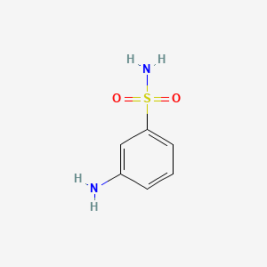 molecular formula C6H8N2O2S B1265440 3-Aminobenzenesulfonamide CAS No. 98-18-0